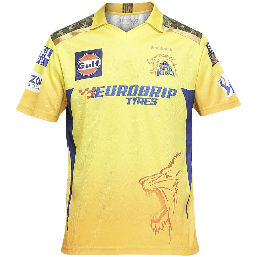 playR x Chennai Super Kings Fan Jersey T-Shirt