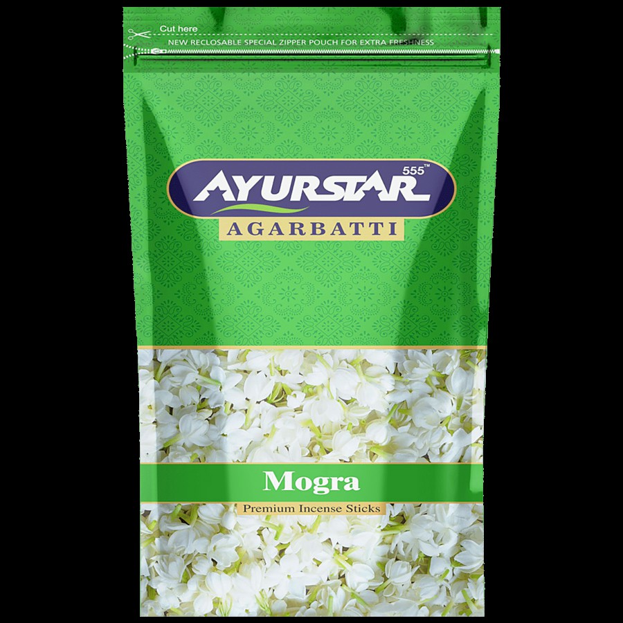 AYURSTAR Incense Sticks Agarbatti - Mogra