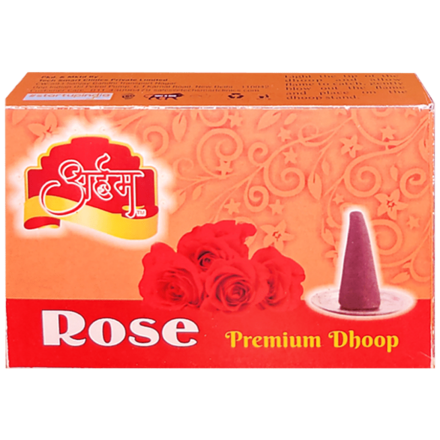 Arham Premium Dhoop Batti - Rose