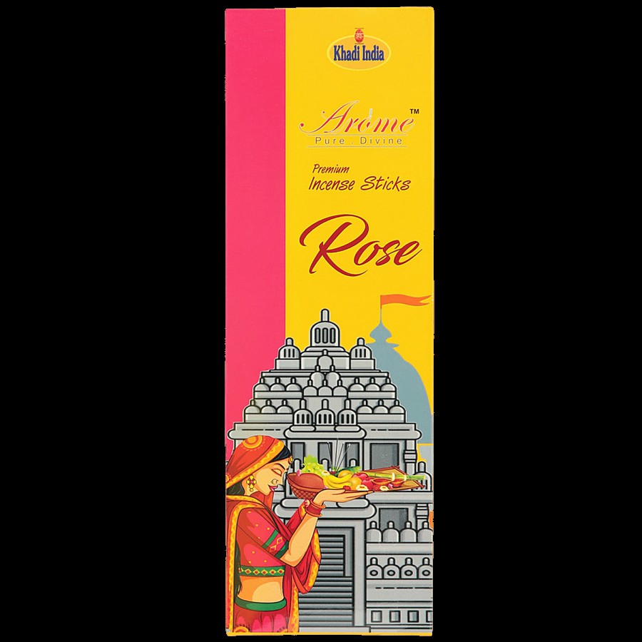 Arome Agarbatti - Rose 9" 100 g