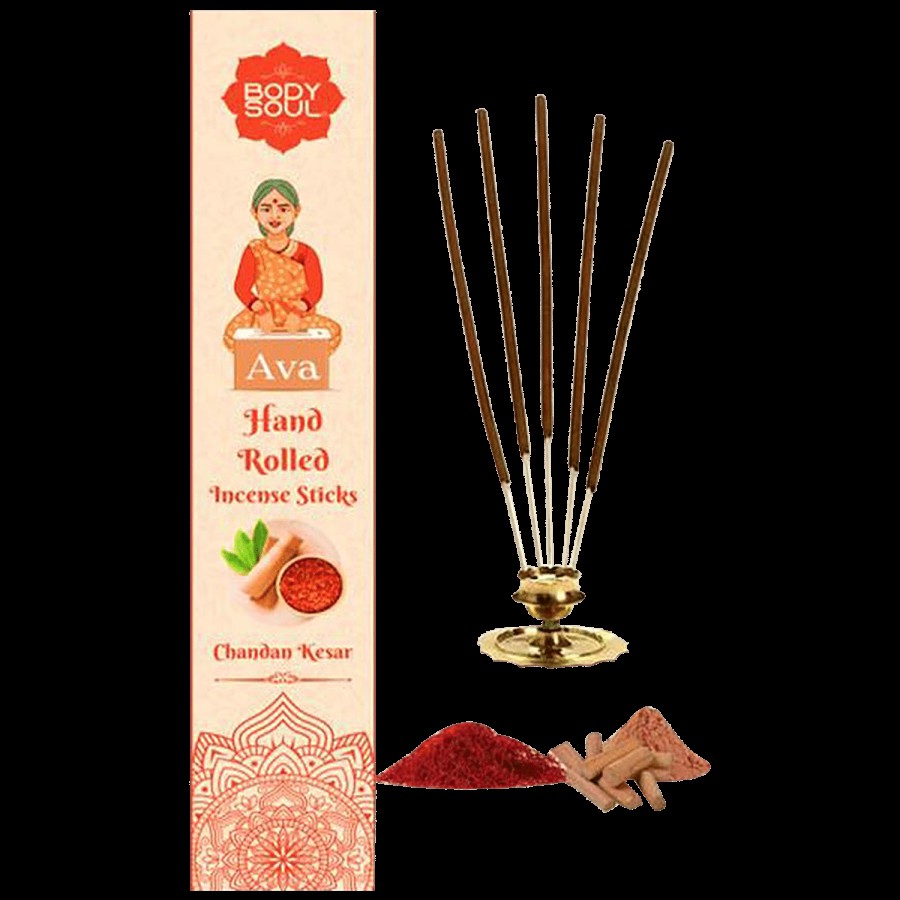 Ava Natural Chandan Kesar Incense Stick