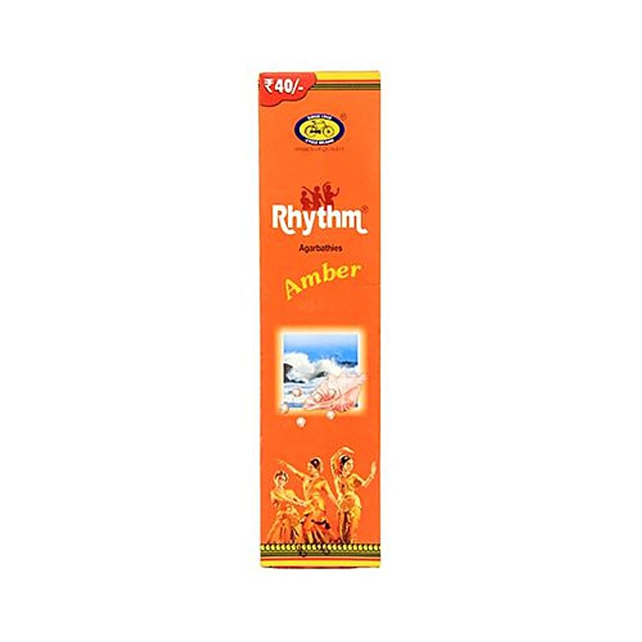 Cycle Rhythm Amber Agarbatti - Provides Long-Lasting Fragrance