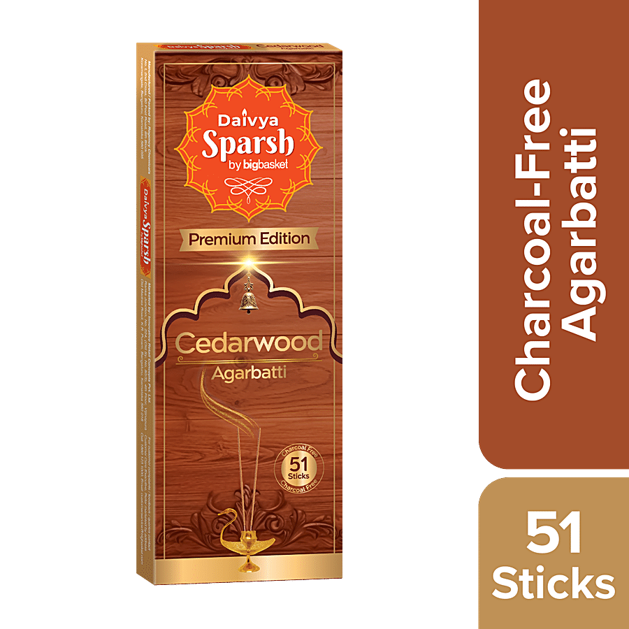 Daivya Sparsh by bigbasket Cedarwood Agarbatti - Premium Edition