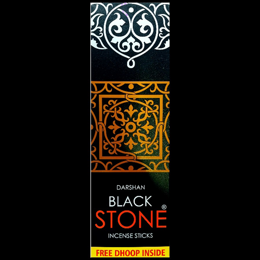 Darshan  Black Stone Incense Sticks/Agarbathi