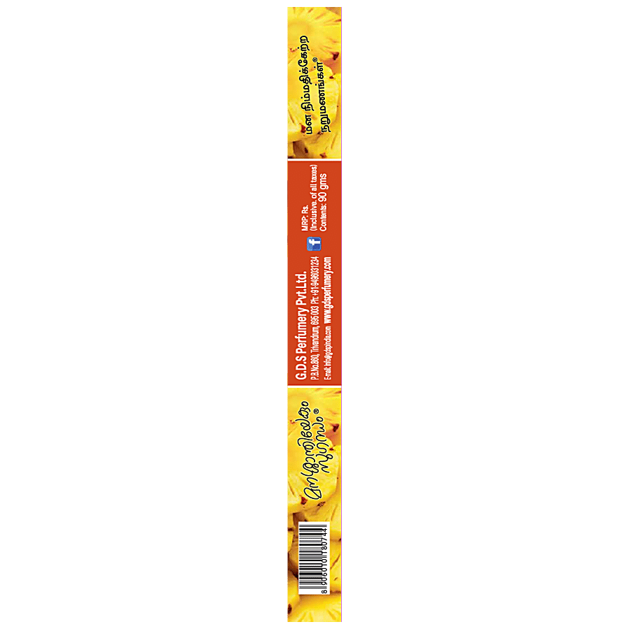 GDS Frootzy Pineapple Agarbathi Incense Sticks - Refreshing Fragrance