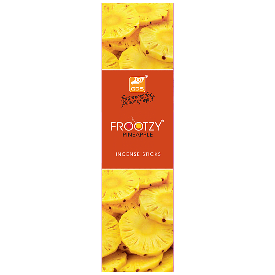 GDS Frootzy Pineapple Agarbathi Incense Sticks - Refreshing Fragrance