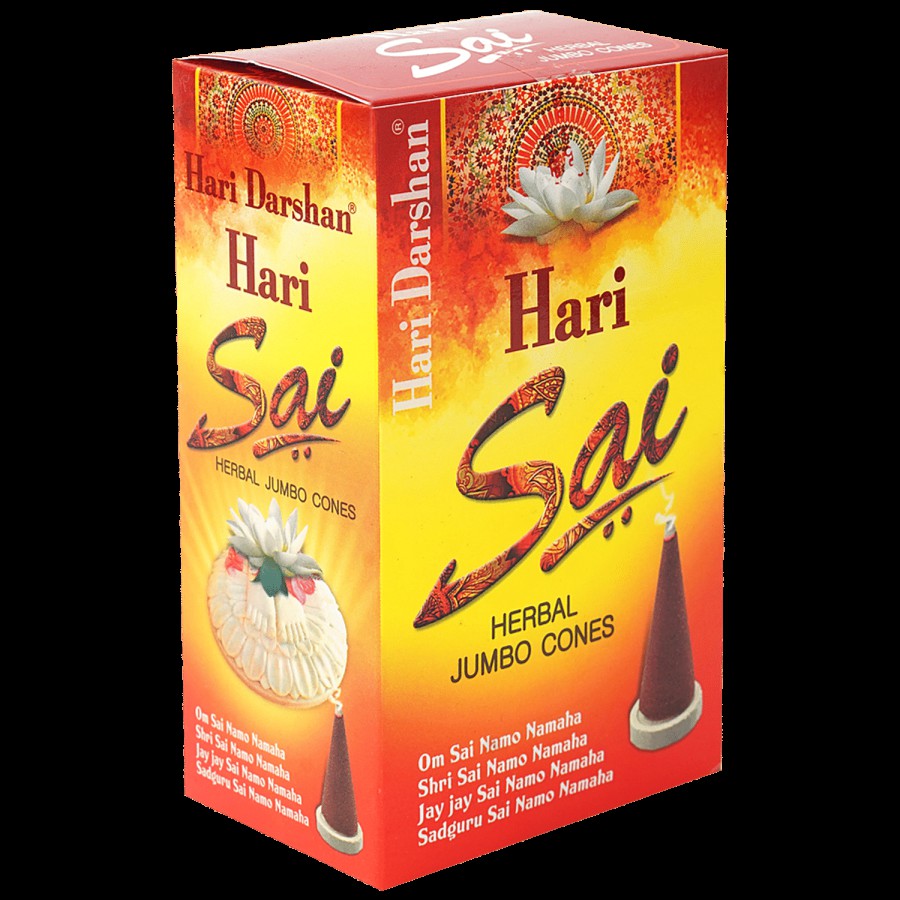 Hari Darshan Hari Sai Herbal Jumbo Cones