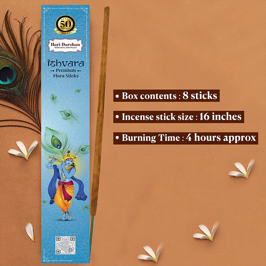 Hari Darshan Ishvara Premium Flora Agarbatti Sticks