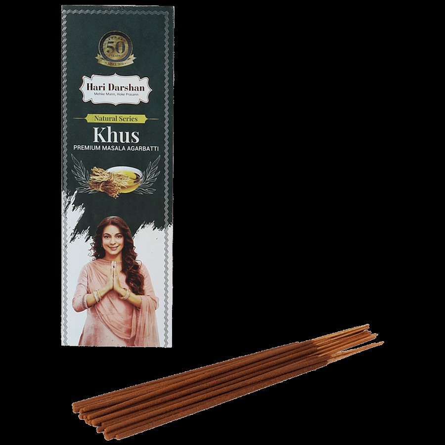 Hari Darshan Premium Masala Incense Sticks/Agarbatti - Khus