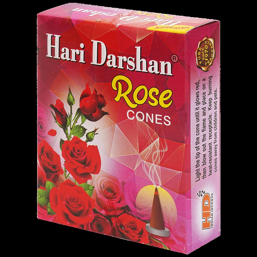 Hari Darshan Rose Dhoop Cone