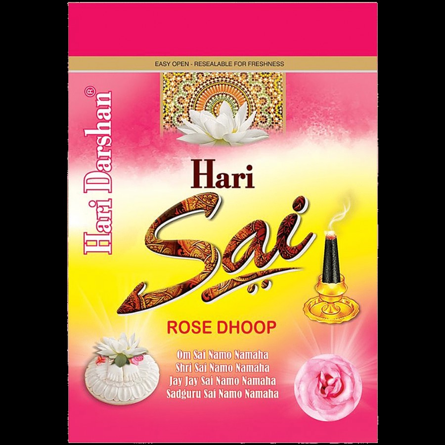 Hari Darshan Sai Rose Dhoop Sticks