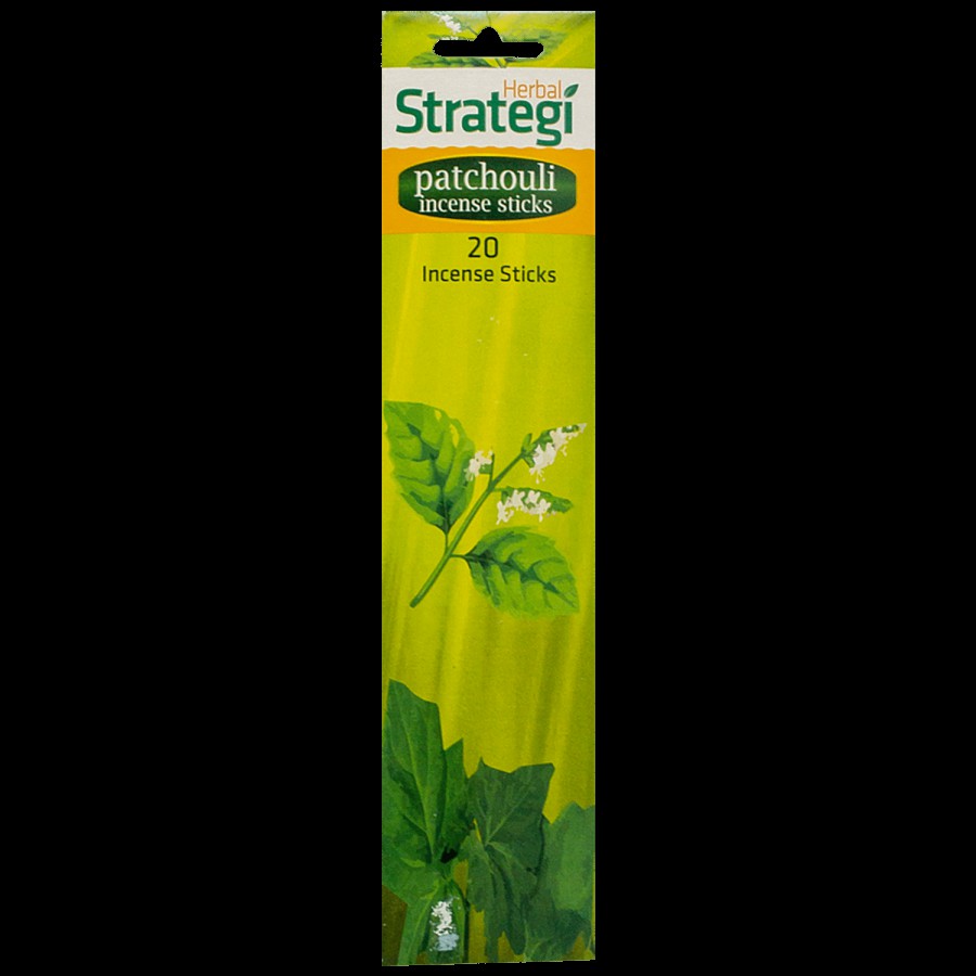 Herbal Strategi Herbal Aromatic Incense Sticks - Patchouli