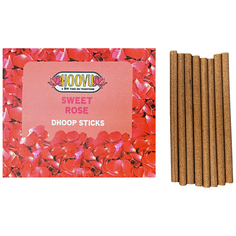 Hoovu Fresh Dhoop Sticks - Sweet Rose