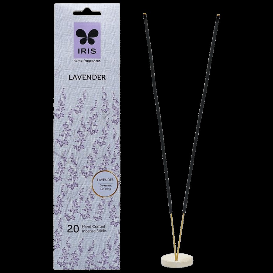 Iris Citronella Handcrafted Garden Incense Stick with Lavender Fragrance