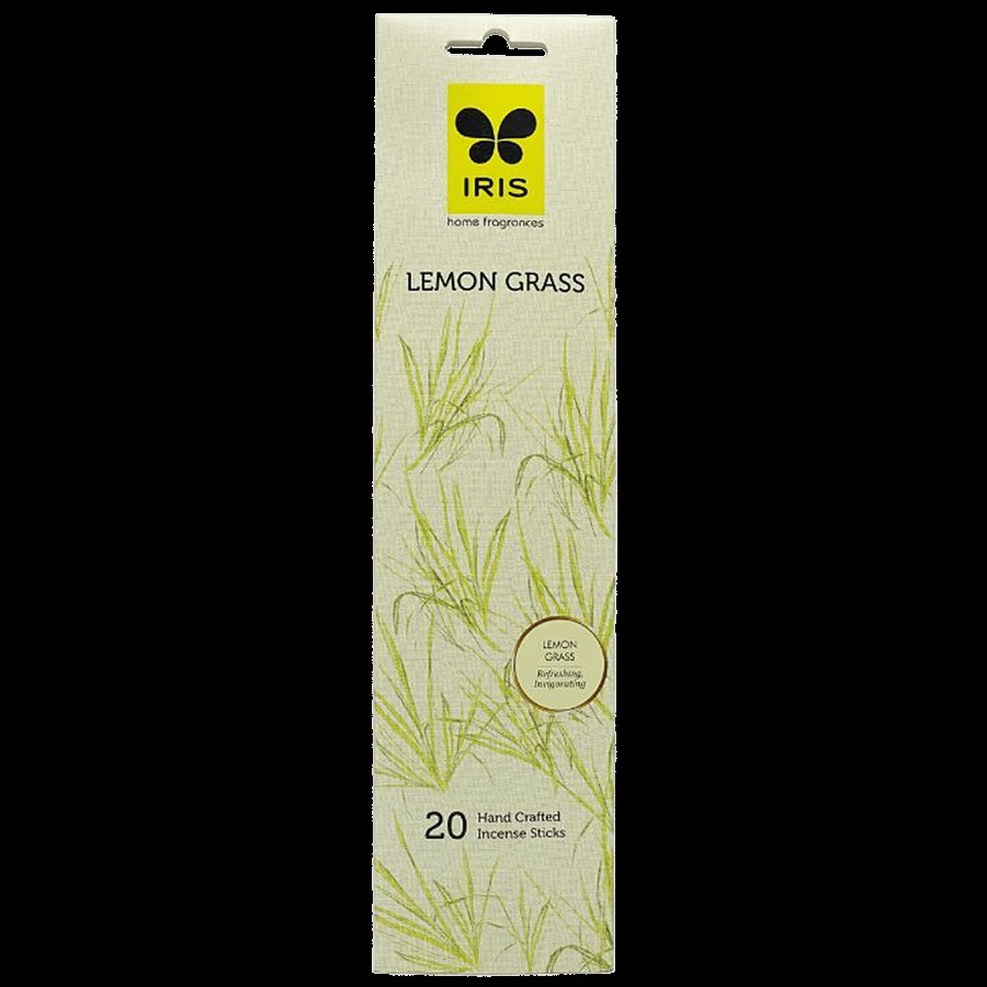 Iris Lemon Grass Garden Incense Sticks with Fresh