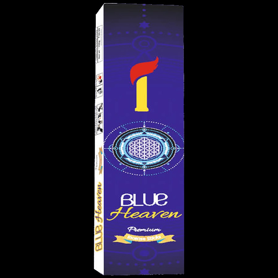 Ishwar Mangalam Blue Heaven Premium Incense Sticks/Agarbattis - Long-Lasting Fragrance