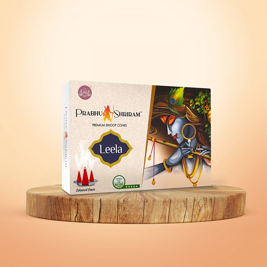 JPSR Prabhu Shriram Premium Dhoop Cones - Leela