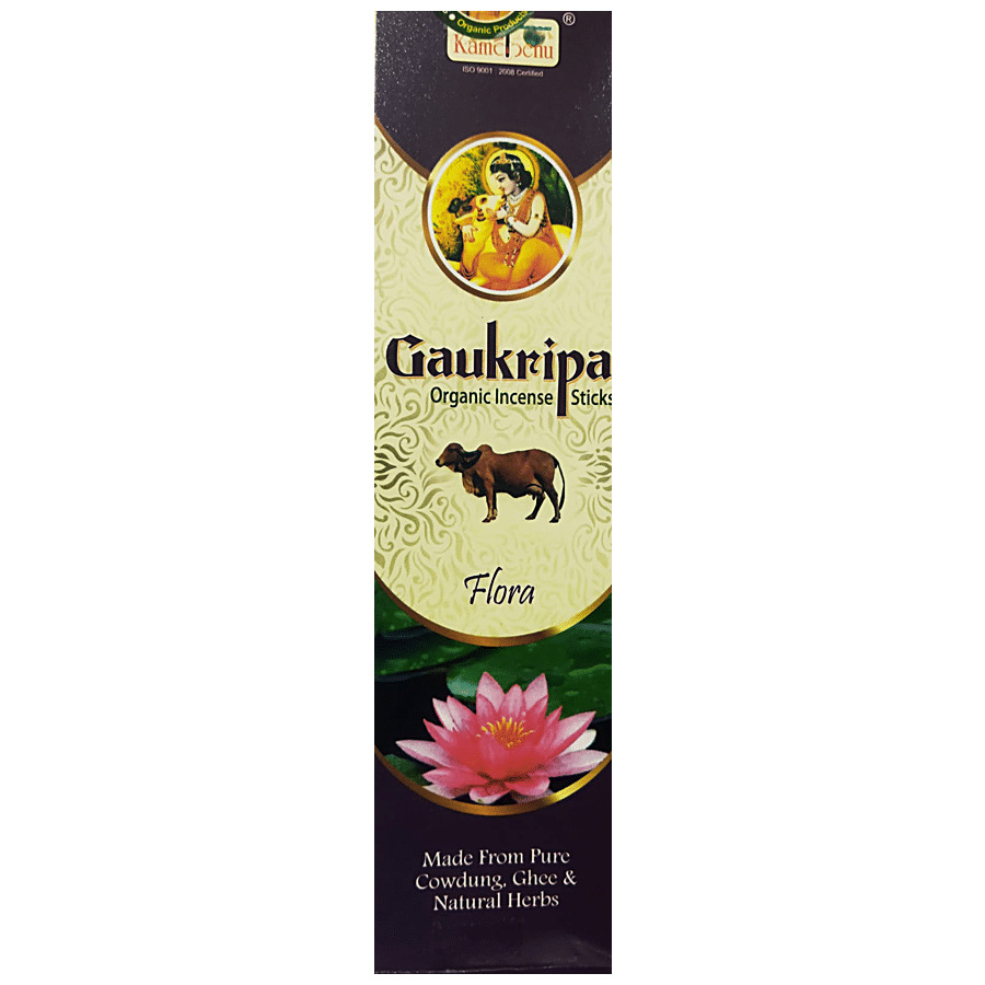 Kamdhenu Gaukripa Organic Incense Agarbatti Sticks - Flora