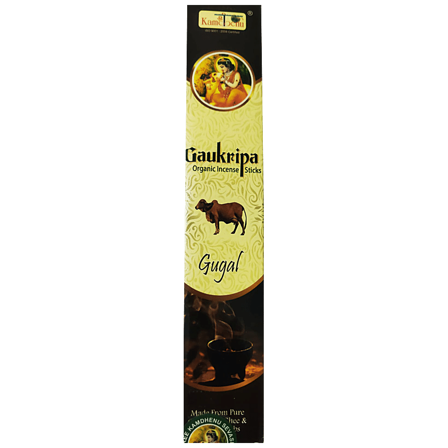 Kamdhenu Gaukripa Organic Incense Agarbatti Sticks - Gugal