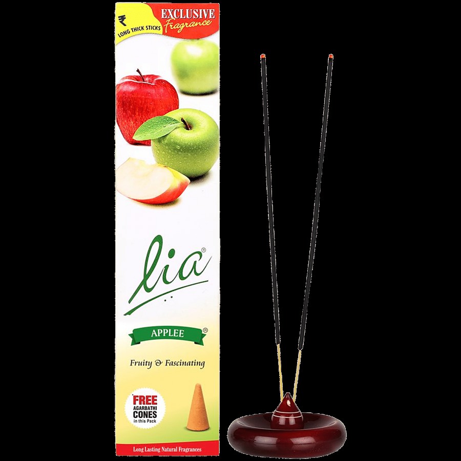 Lia Applee Incense Stick/Agarbatti - Provides Long-Lasting Fragrance