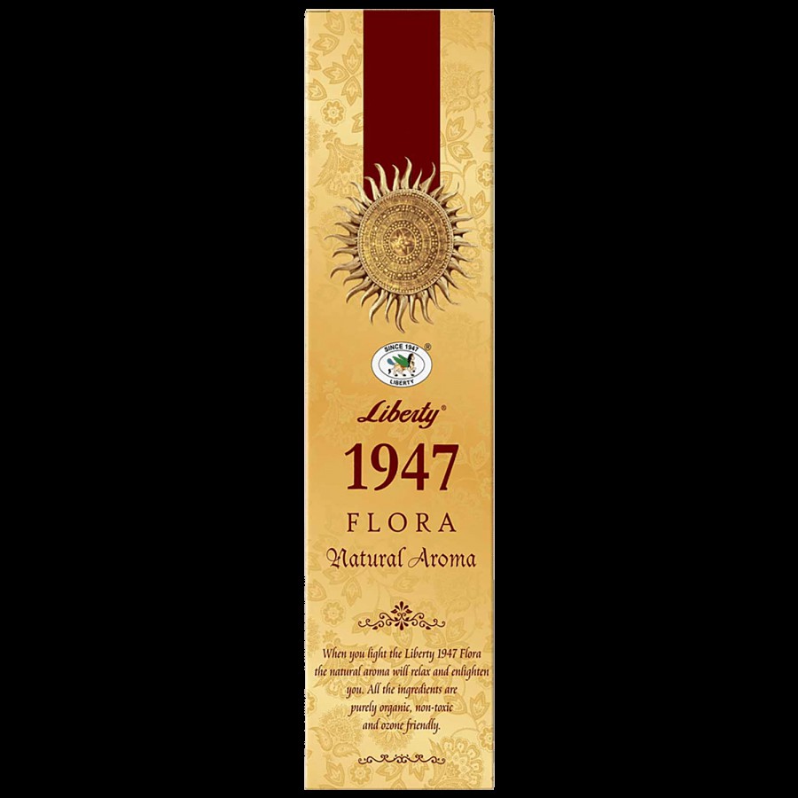 Liberty 1947 Flora Natural Aroma Incense Sticks - Economy Pack