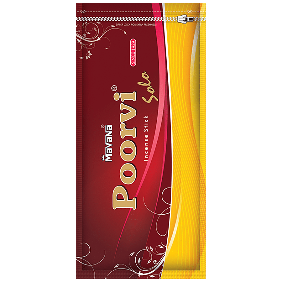 MAVANA AGARBATHIES Poorvi Solo Incense Sticks - High-Quality