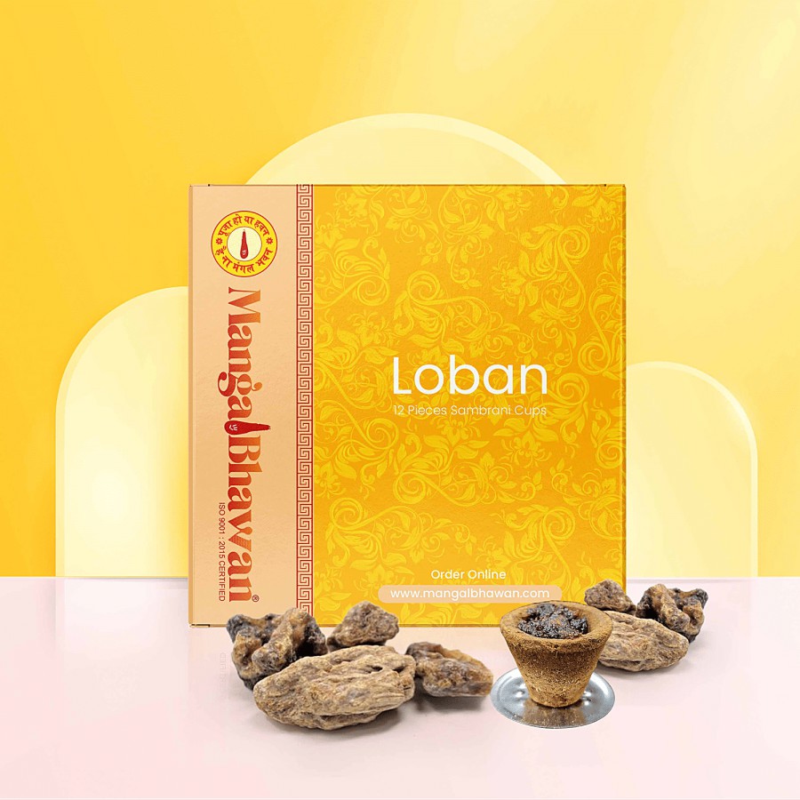 Mangal Bhavan Natural Loban Sambrani Cup - Soothing & Lasting Aroma