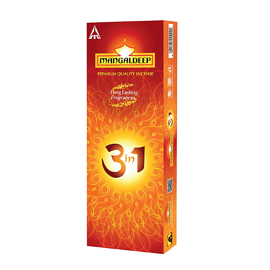 Mangaldeep 3 In 1 Premium Quality Incense Sticks