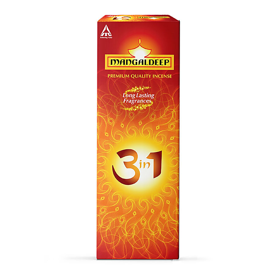 Mangaldeep 3 In 1 Premium Quality Incense Sticks