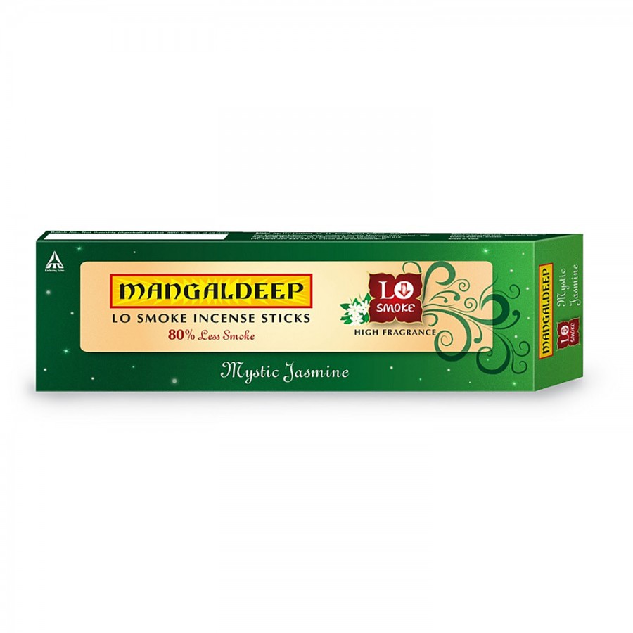 Mangaldeep Lo Smoke Incense Sticks - 80% Less Smoke