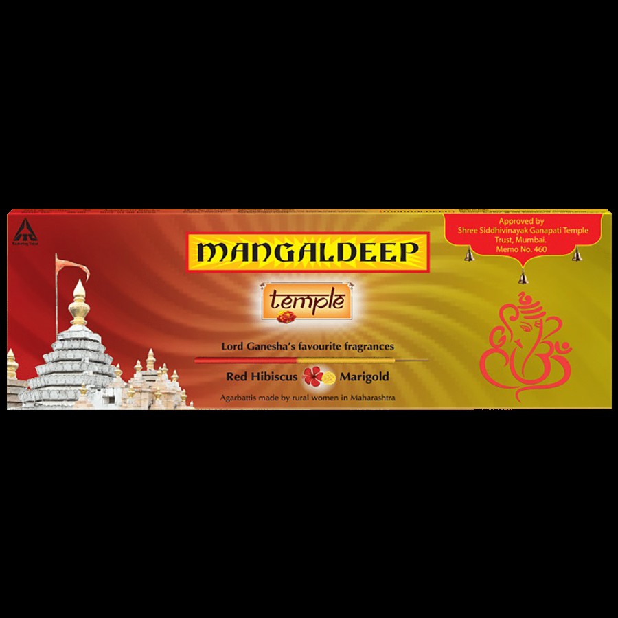 Mangaldeep Mangaldeep Temple Agarbatti - Lord Ganeshas Favourite Fragrances