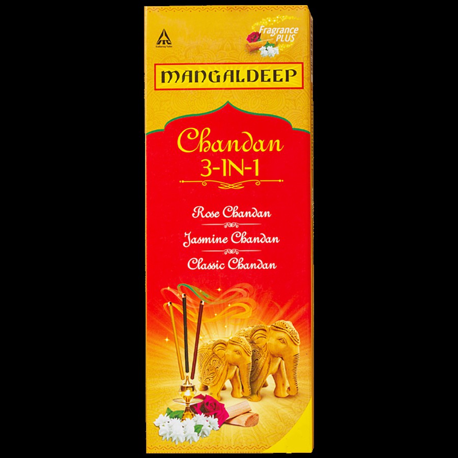 Mangaldeep Rose Chandan Agarbatti - Pooja Essential