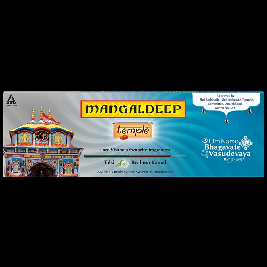 Mangaldeep Temple Agarbatti - Lord Vishnus Favourite Fragrances