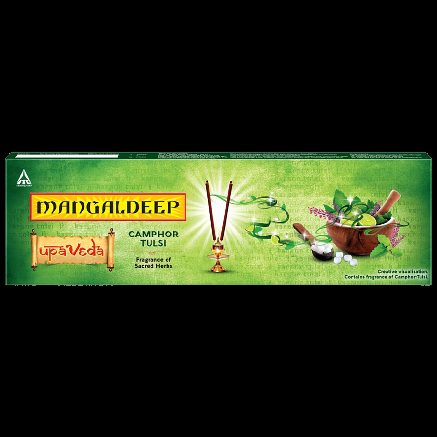 Mangaldeep Upaveda Camphor Tulsi Agarbatti