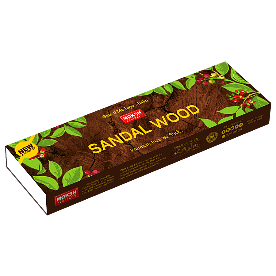 Moksh Sandalwood Premium Incense