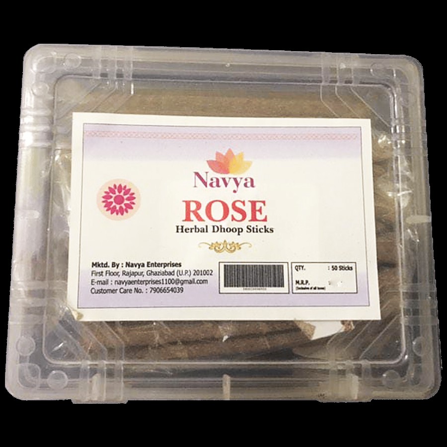 Navya Rose Herbal Incense/Dhoop Sticks