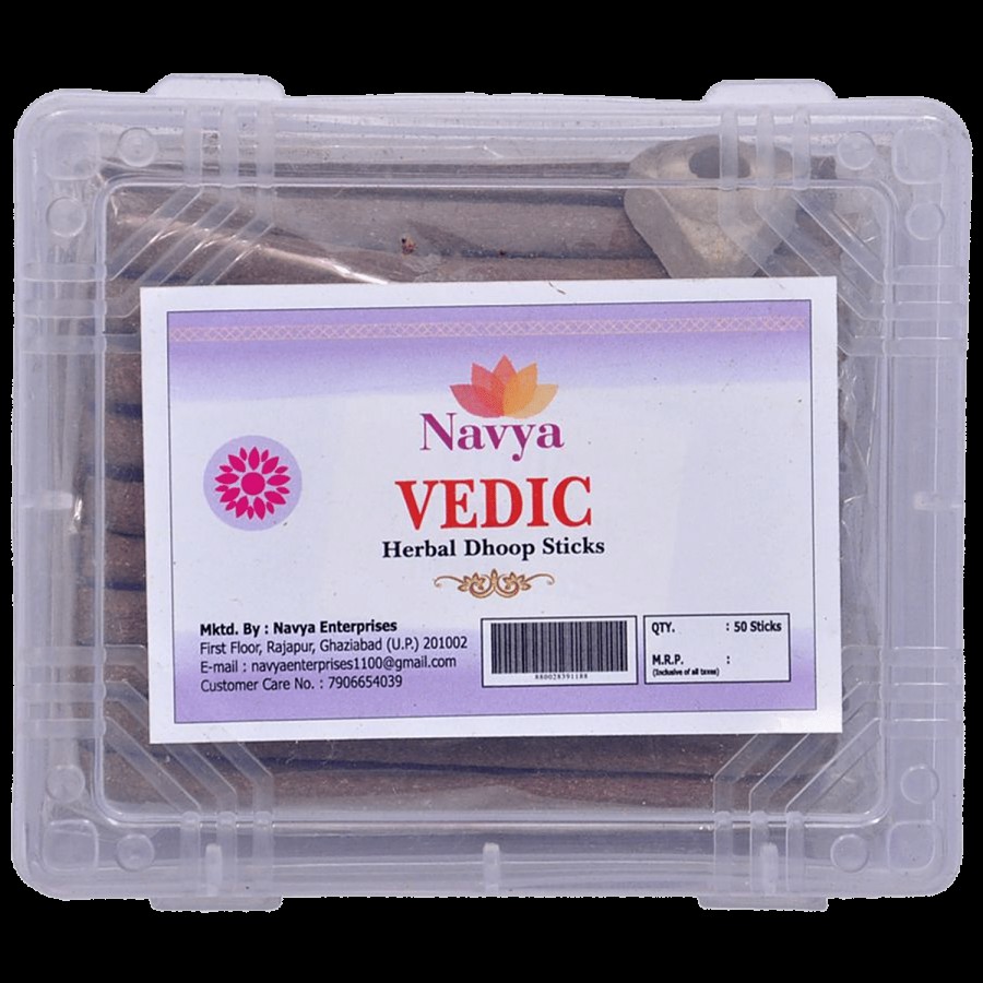 Navya Vedic Herbal Incense/Dhoop Sticks