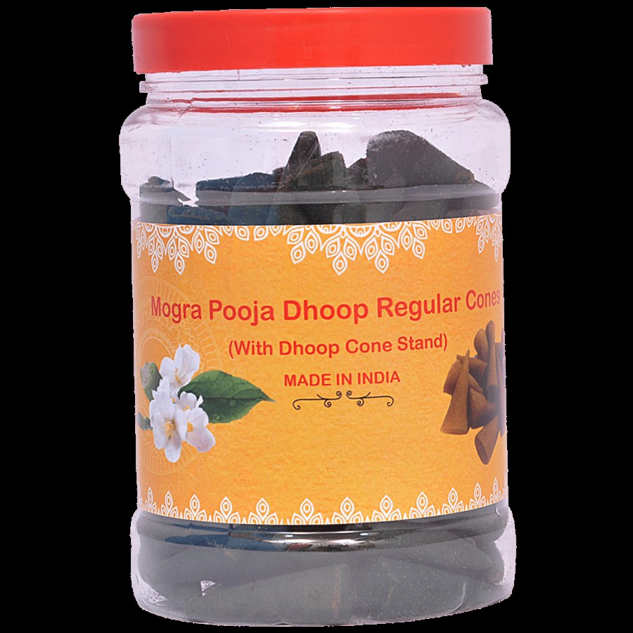 Pooja Sewa Regular Cone Dhoop - Uplifts Mood