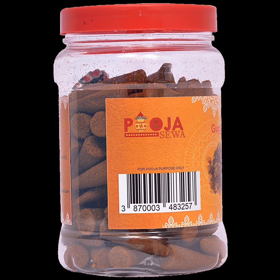 Pooja Sewa Regular Cone Dhoop - With Essential Oils