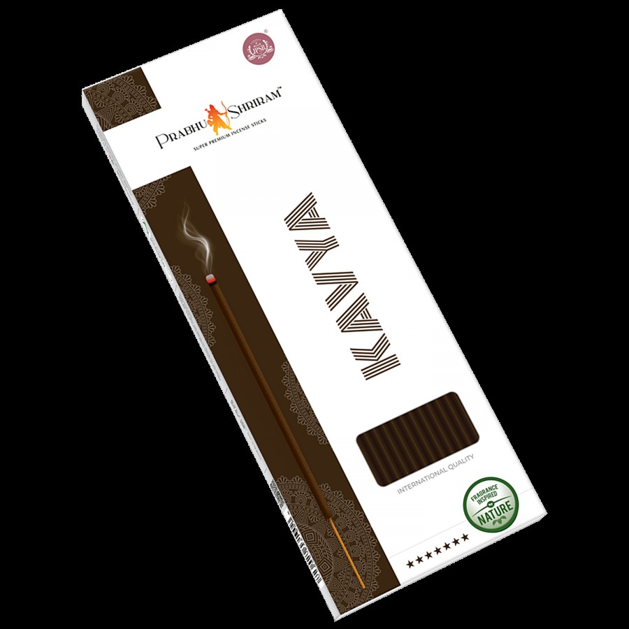 Prabhu Shriram Kavya Premium Incense Sticks/Agarbatti - Provides Long-Lasting Fragrance