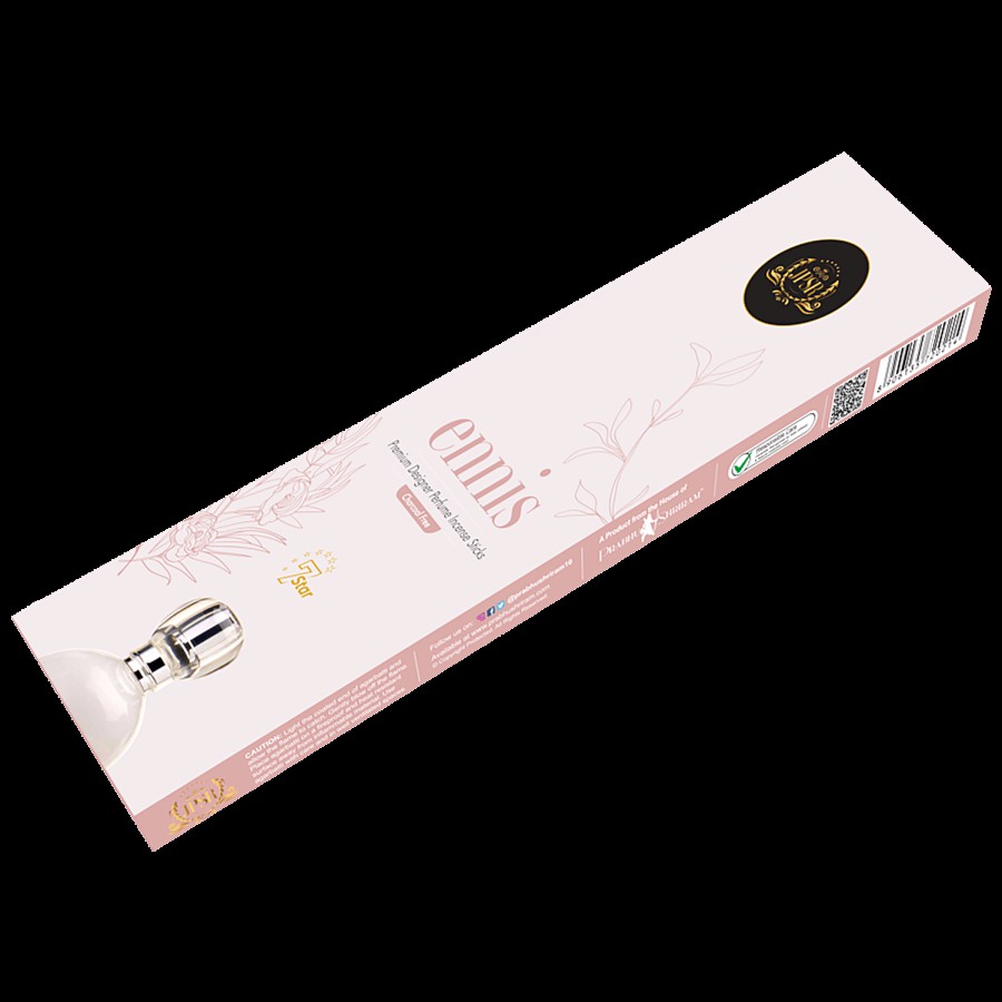 Prabhu Shriram Lifestyle Series Ennis Premium Incense Sticks/Agarbatti - Provides Long-Lasting Fragrance