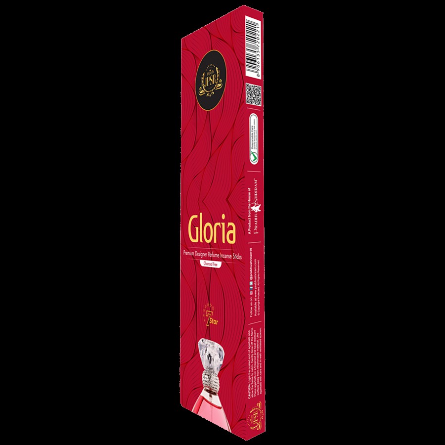 Prabhu Shriram Lifestyle Series Gloria Premium Incense Sticks/Agarbatti - Provides Long-Lasting Fragrance