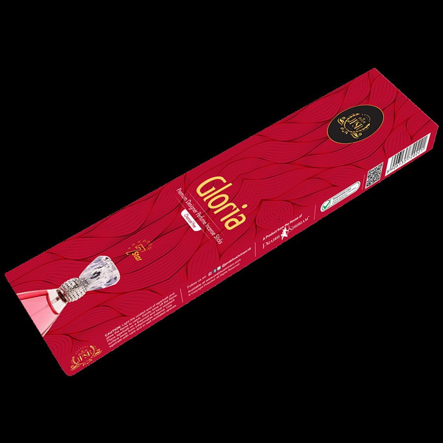 Prabhu Shriram Lifestyle Series Gloria Premium Incense Sticks/Agarbatti - Provides Long-Lasting Fragrance