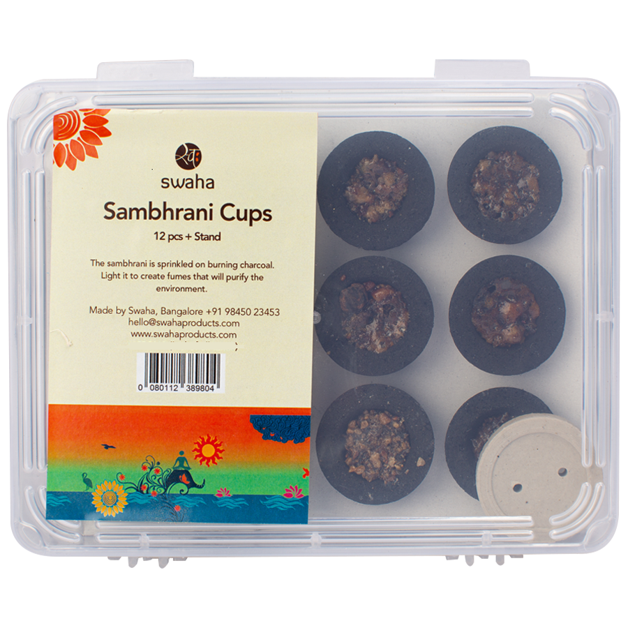 SWAHA Sambhrani Cups - With Stand