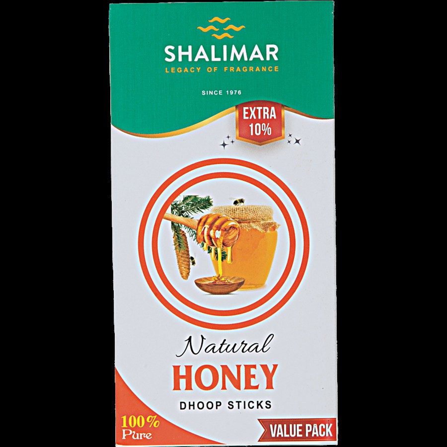 Shalimar Natural Honey Dhoop Sticks - FG10885HNYB