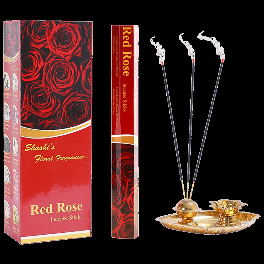 Shashi Red Rose Agarbatti/Incense Sticks