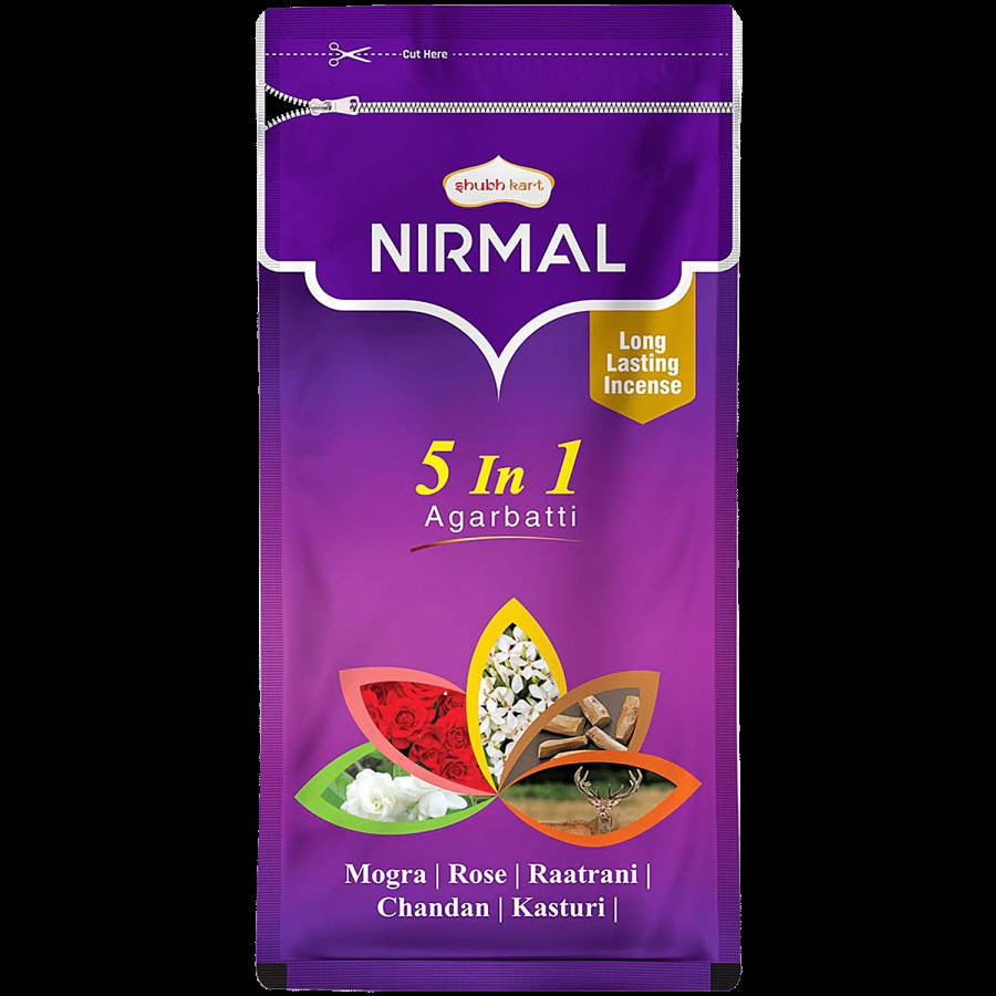 Shubhkart Nirmal - 5 In 1 Agarbatti Sticks