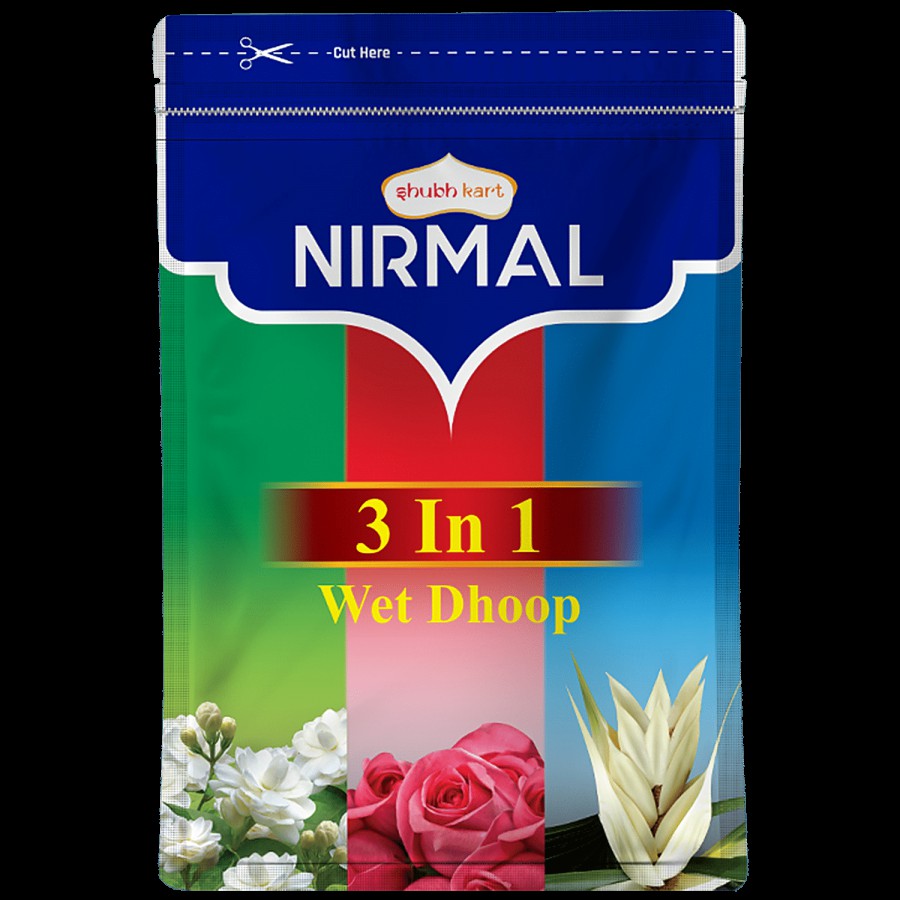 Shubhkart Nirmal 3 In 1 Wet Dhoop Sticks