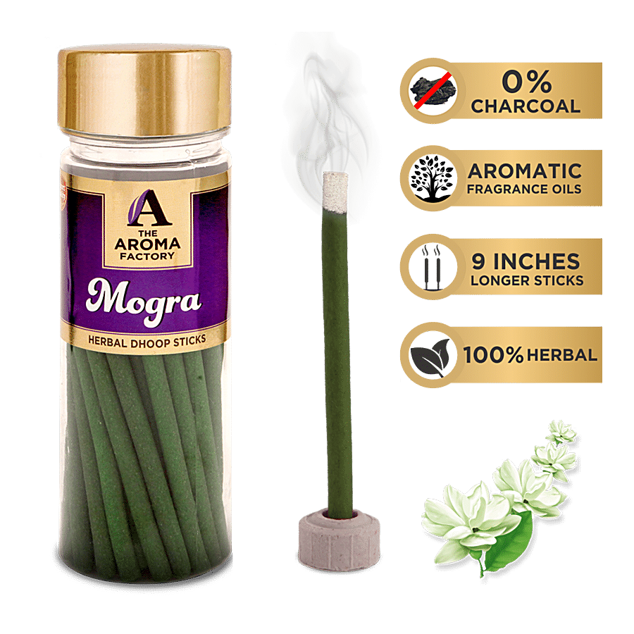 The Aroma Factory Herbal Dhoop Batti Sticks - Mogra