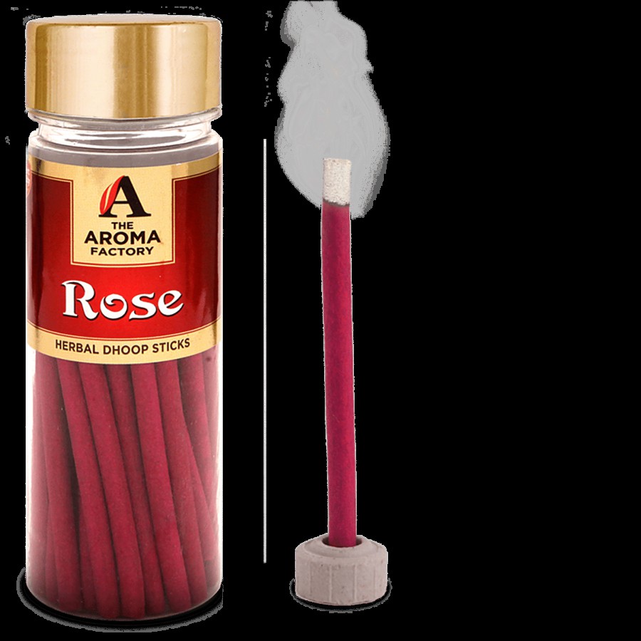 The Aroma Factory Herbal Dhoop Batti Sticks - Rose